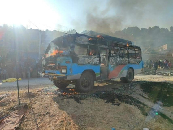 काभ्रेमा बसको ठक्करबाट बालिकाको मृत्यु